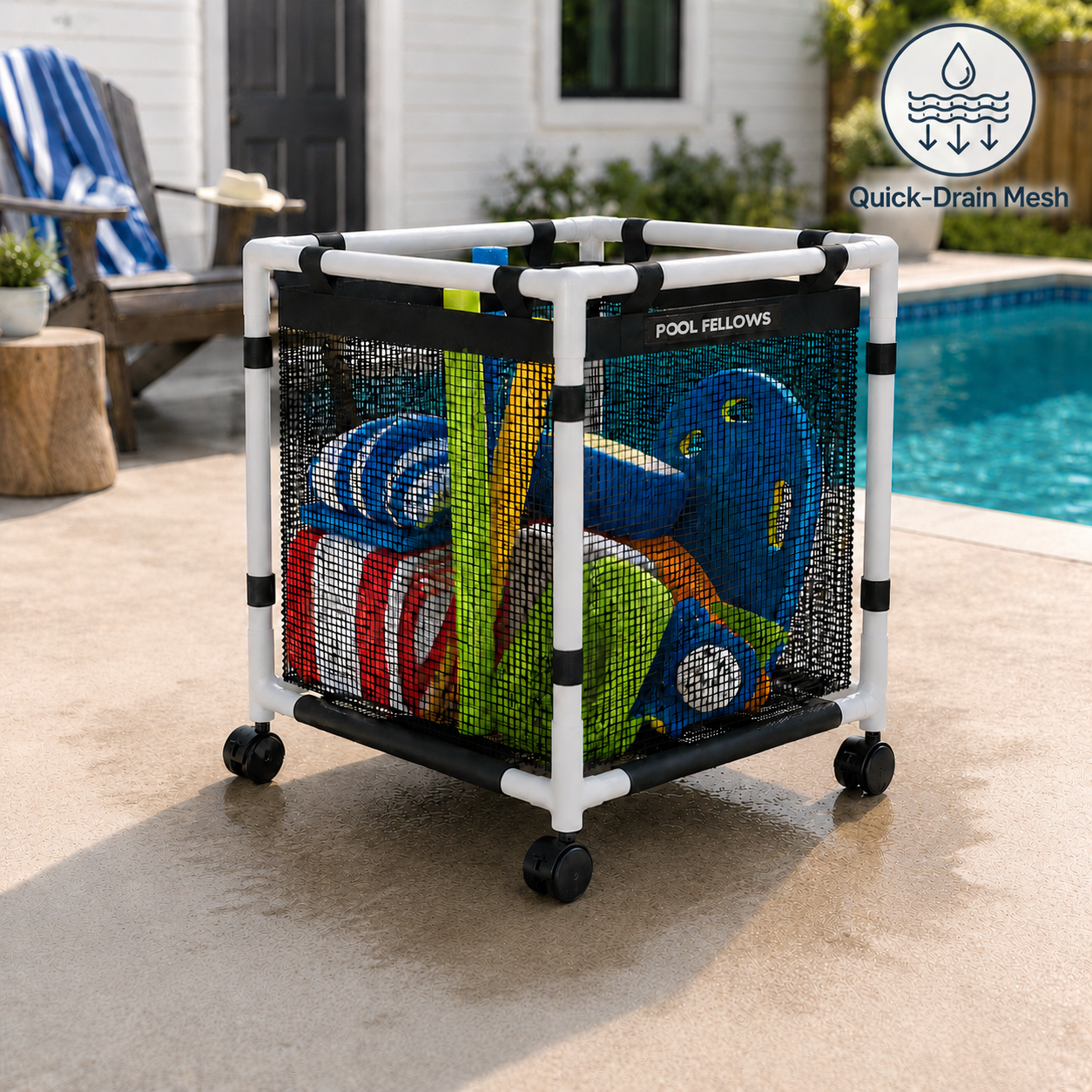 Pool Storage Bin