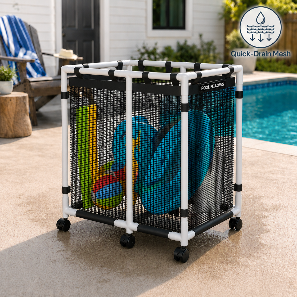 Pool Storage Bin