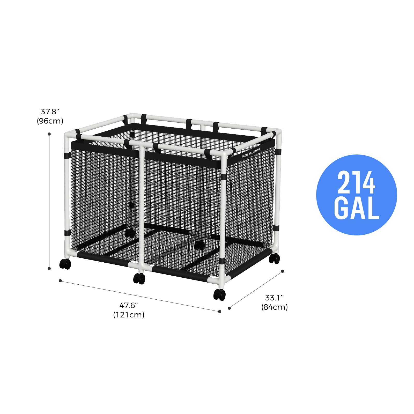Premium Mesh Pool Organizer, Keep Toys Dry & Poolside Tidy