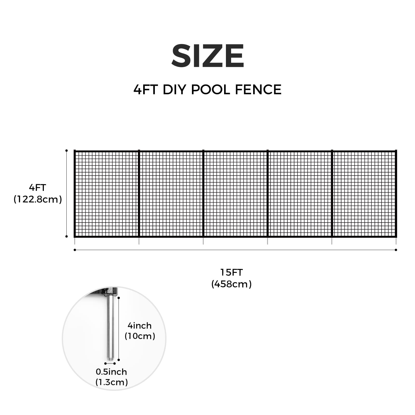 4ft Pool Fence Fence
