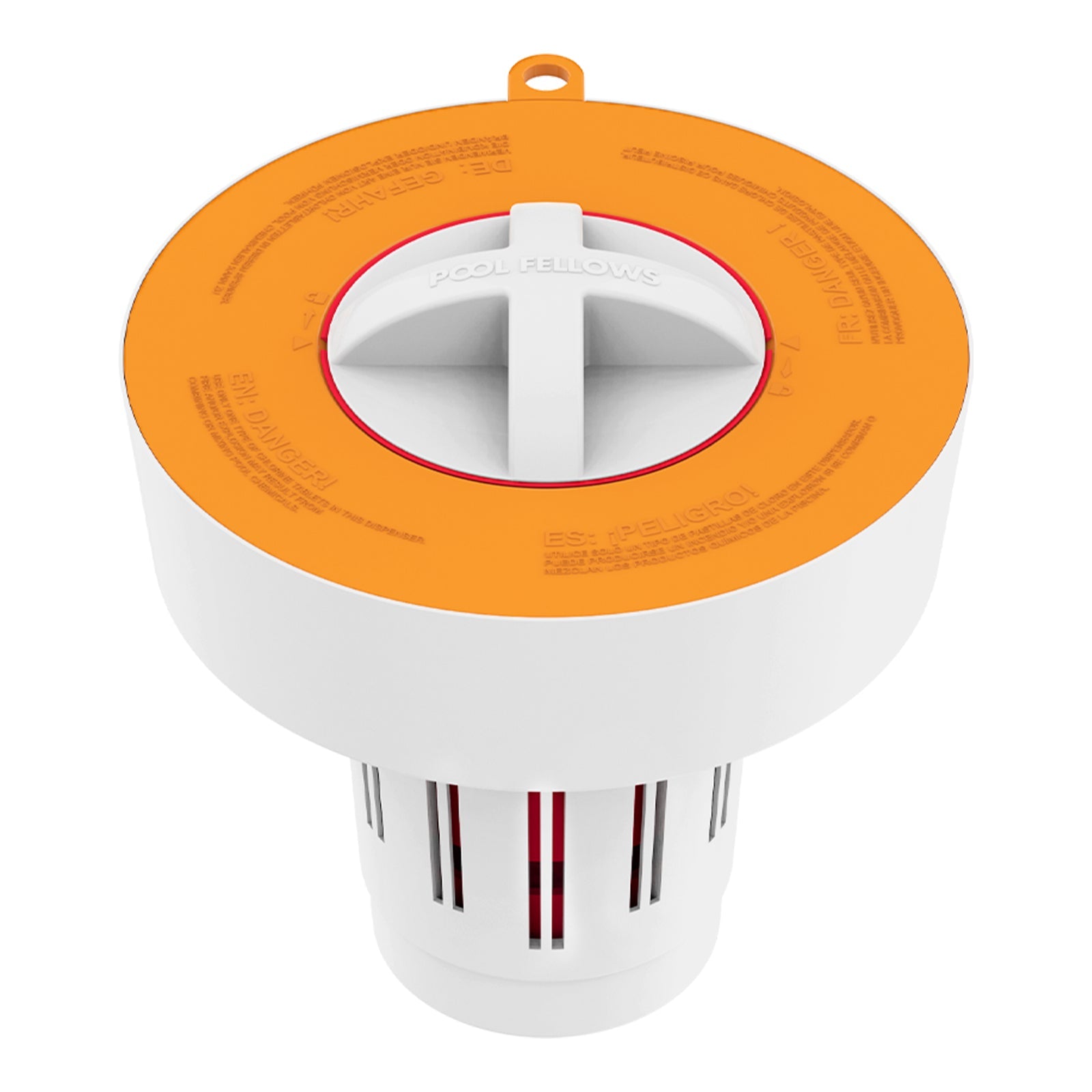 Floating Chlorine Dispensers for 3 inch Tablets Orange - Pool Fellows