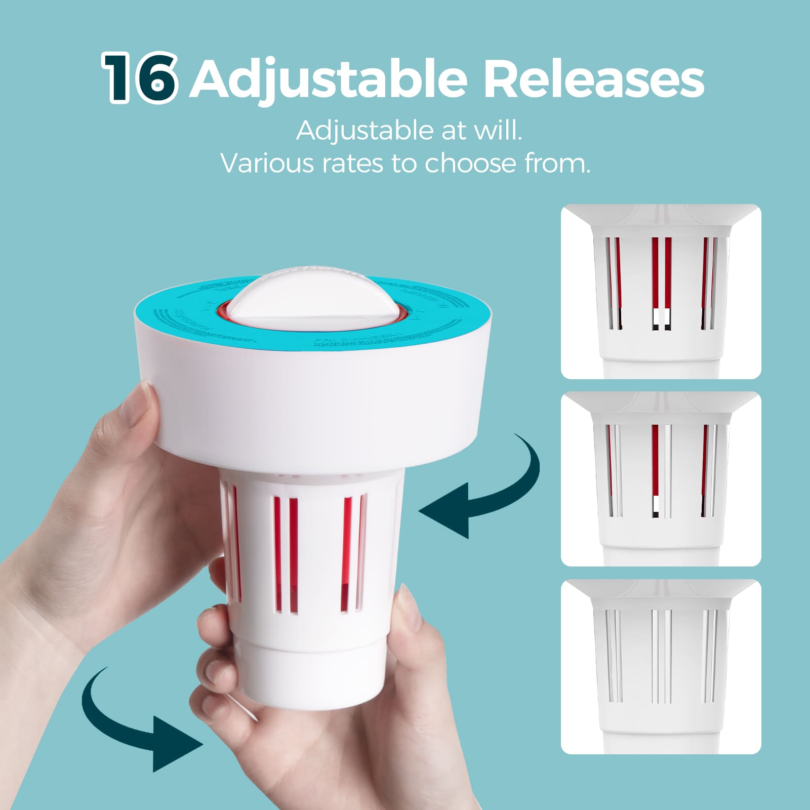 Floating Chlorine Dispensers for 1 inch Tablets