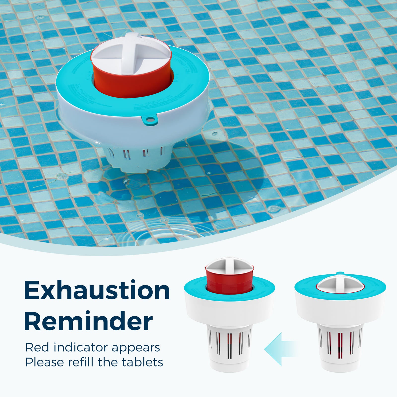 Floating Chlorine Dispensers for 3 inch Tablets