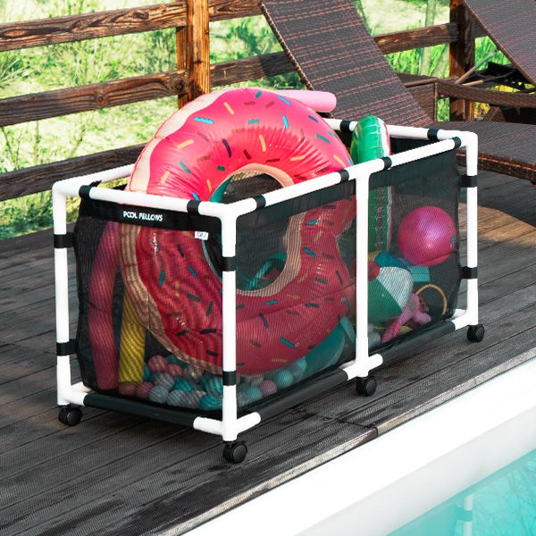 Premium Mesh Pool Organizer, Keep Toys Dry & Poolside Tidy