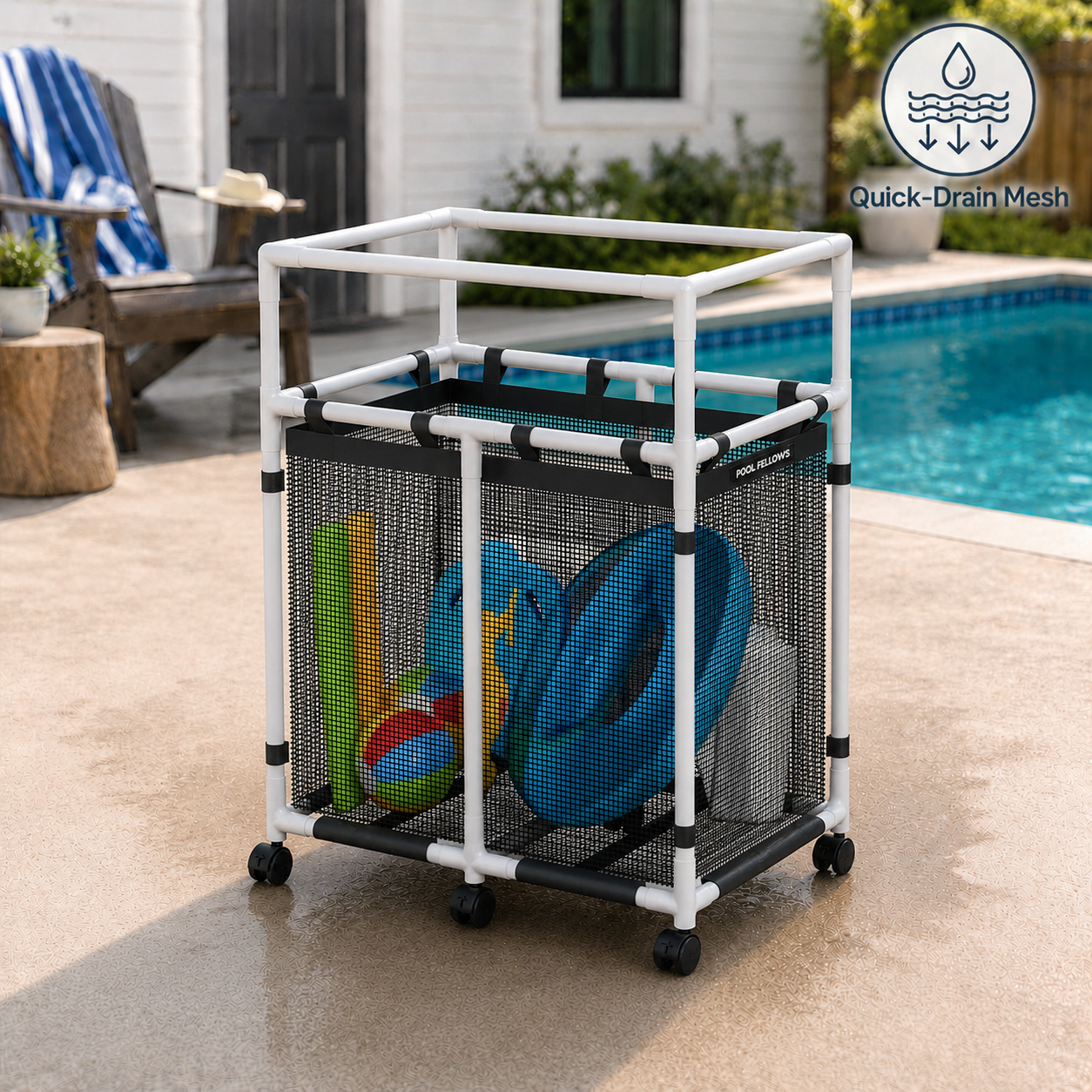 Pool Storage Bin