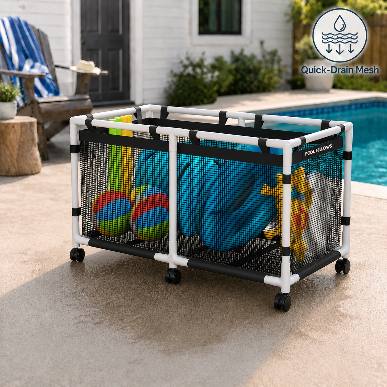 Pool Storage Bin