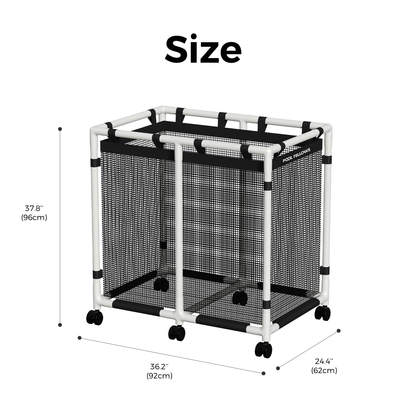 Pool Fellows basic pool storage bin with large capacity for pool float storage