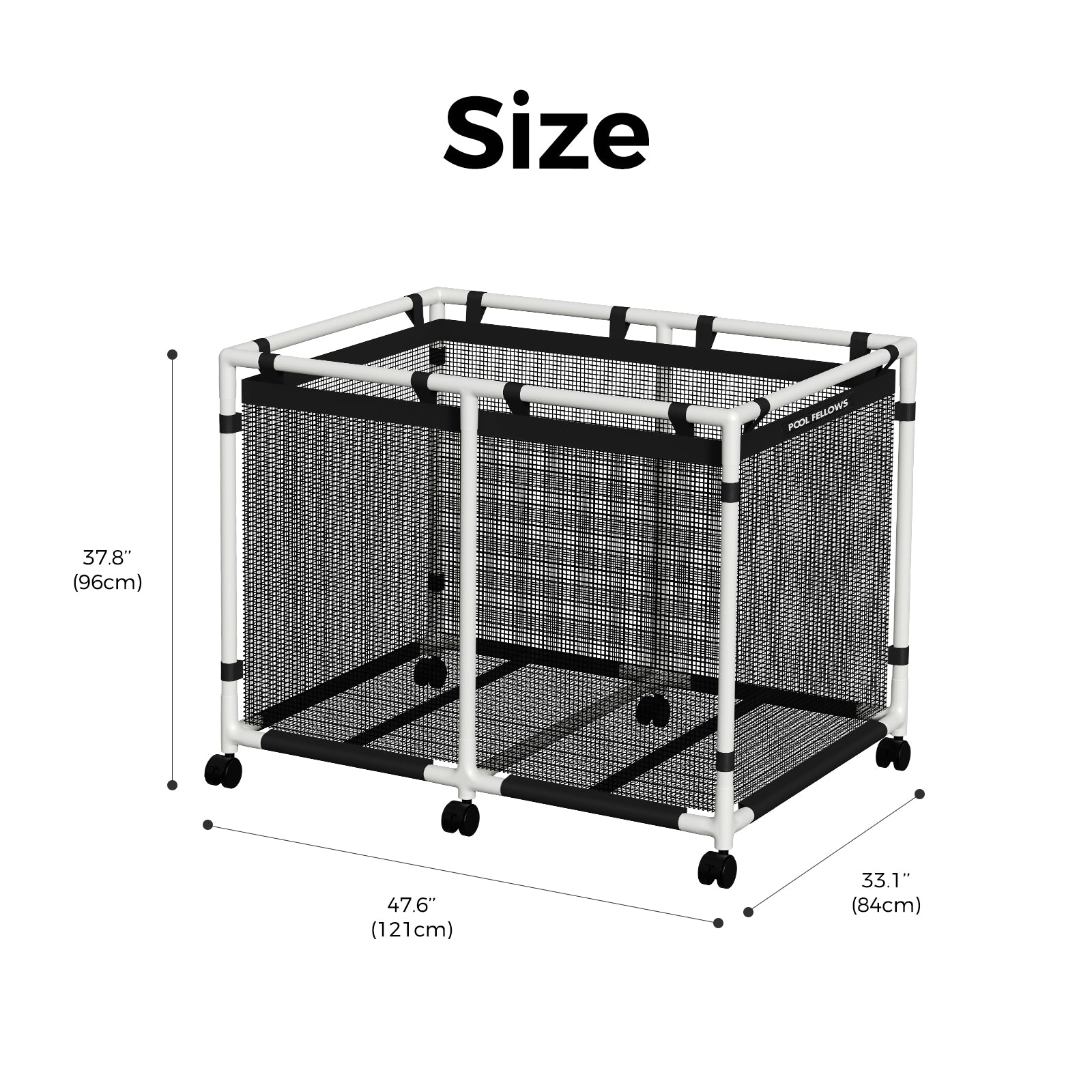 Pool Fellows basic-pro pool storage bin with large capacity for pool float storage