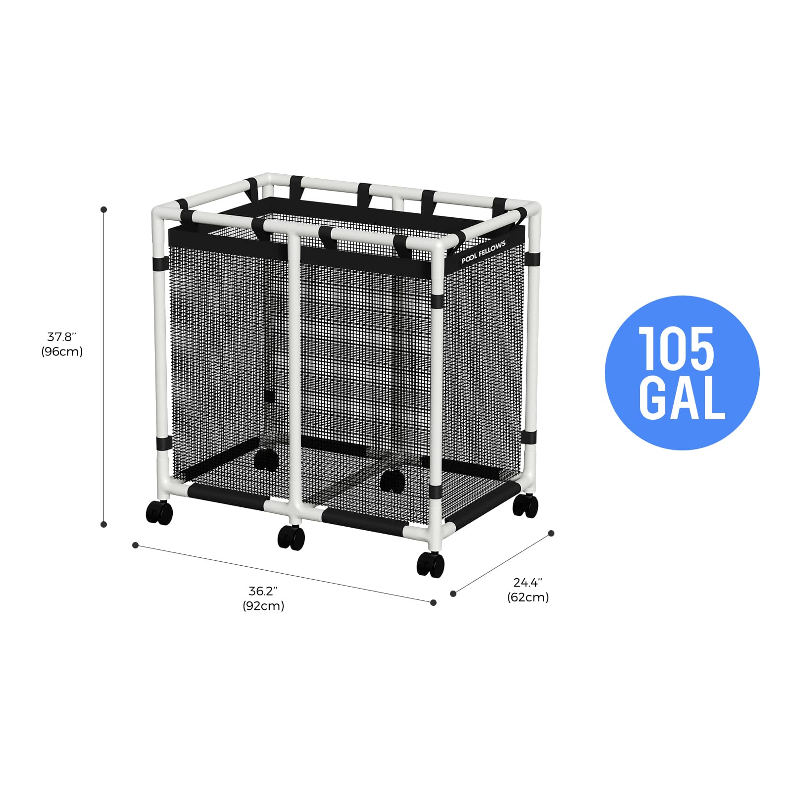 Durable Outdoor Pool Storage Bin for Toys, Floats & Accessories