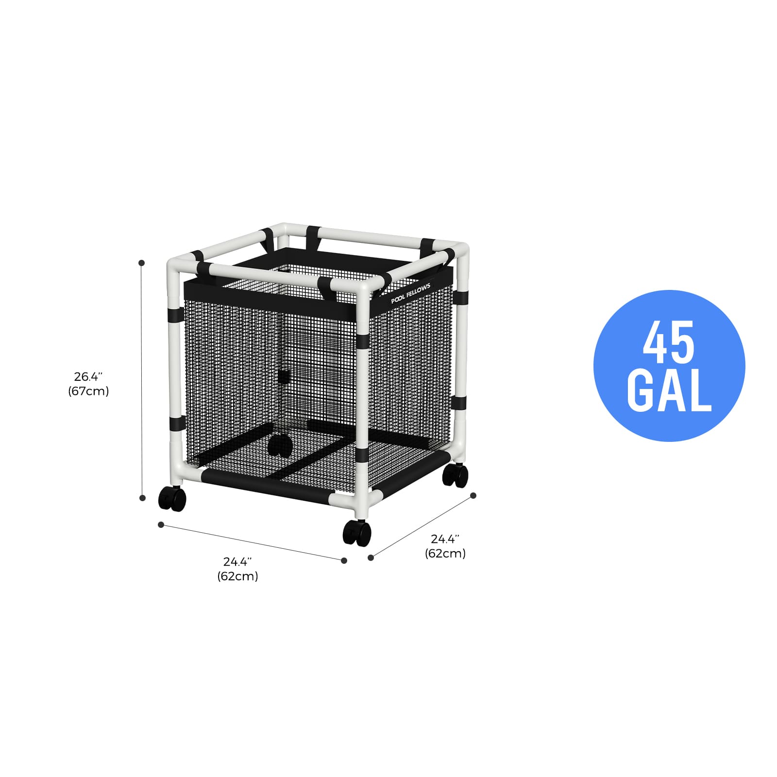 Durable Outdoor Pool Storage Bin for Toys, Floats & Accessories